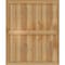 Ekena Millwork Framed Board-n-Batten Shutters, Rough Sawn Western Red Cedar, 32 1/4W x 39H, PR RBF06S32X039RWR - alternate 5